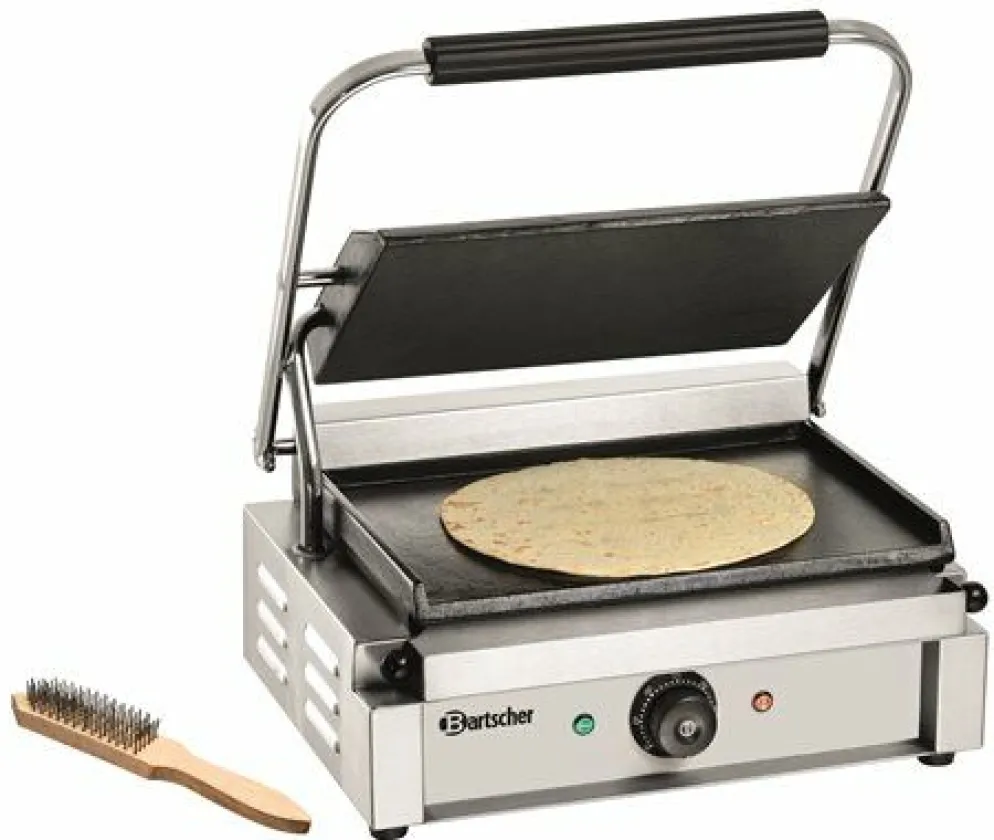 Kontaktgrill “Panini” große Grillfläche, Grillplatten glatt