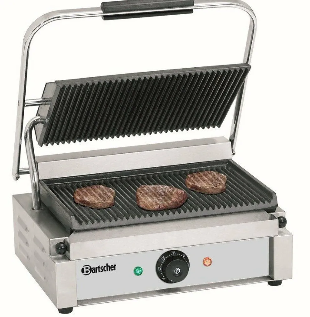 Kontaktgrill “Panini” große Grillfläche, Grillplatten gerillt