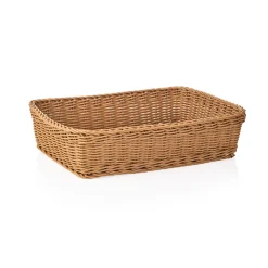 Korb WEAVER PRO Systemkörbe, 40 x 30 x 10 cm, beige, Polypropylen