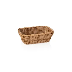 Korb WEAVER PRO Tischkörbe, 19 x 13 x 6 cm, beige, Polypropylen