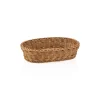 Korb WEAVER PRO Tischkörbe, 32 x 23 x 7 cm, oval, beige, Polypropylen