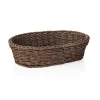 Korb WEAVER PRO Tischkörbe, 28 x 16 x 8 cm, oval, braun, Polypropylen