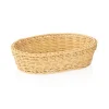 Korb WEAVER PRO Tischkörbe, 28 x 16 x 8 cm, oval, hellbeige, Polypropylen