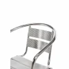 KRISTA Bistrostuhl Aluminium mit Armlehne stapelbar
