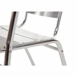 KRISTA Bistrostuhl Aluminium mit Armlehne stapelbar