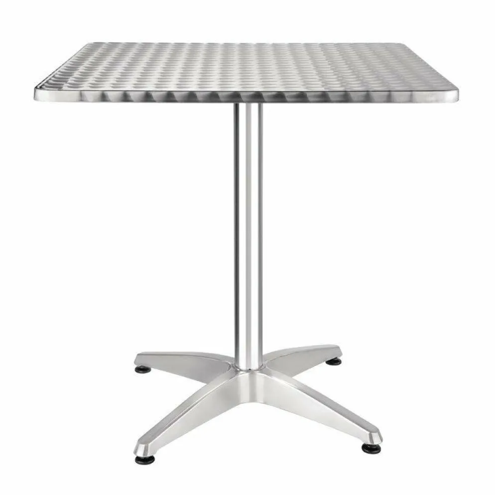 KRISTA Bistrotisch eckig aus Metall 70x70 cm