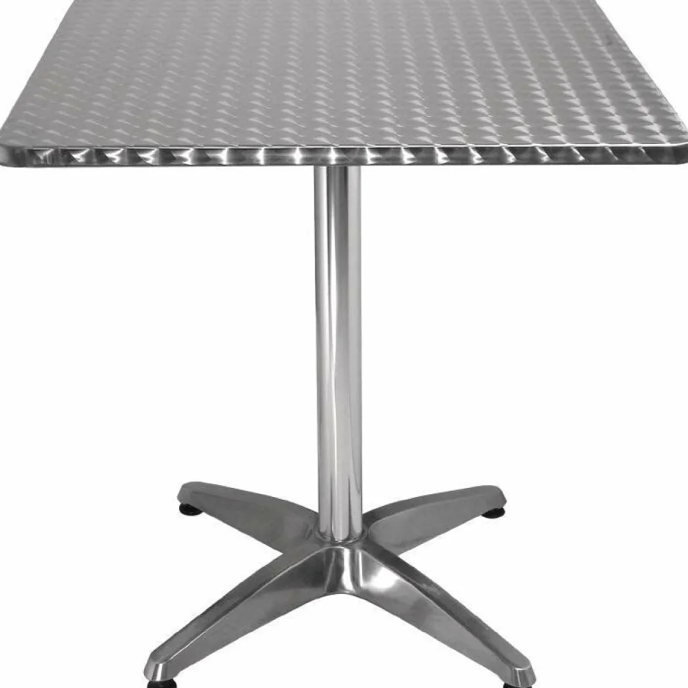 KRISTA Bistrotisch eckig aus Metall 70x70 cm