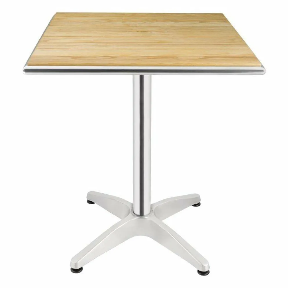 KRISTA Bistrotisch eckig mit Metallgestell 60x60 cm