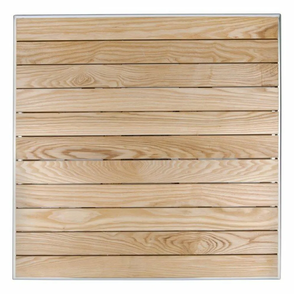 KRISTA Bistrotisch eckig 70x70 cm mit Alu-Gestell