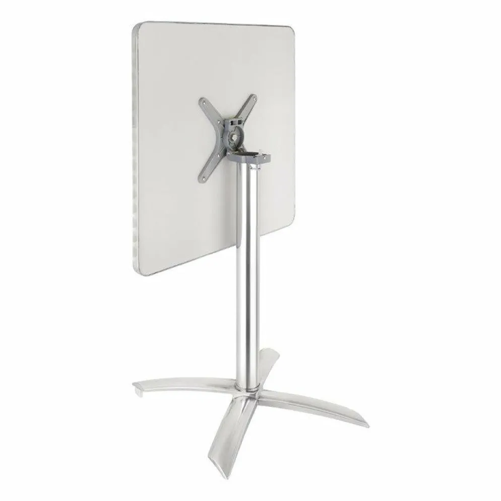 KRISTA Bistrotisch klappbar, Edelstahl Tischplatte 60x60 cm