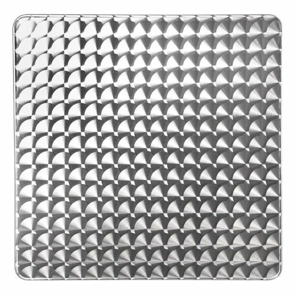 KRISTA Bistrotisch klappbar, Edelstahl Tischplatte 60x60 cm