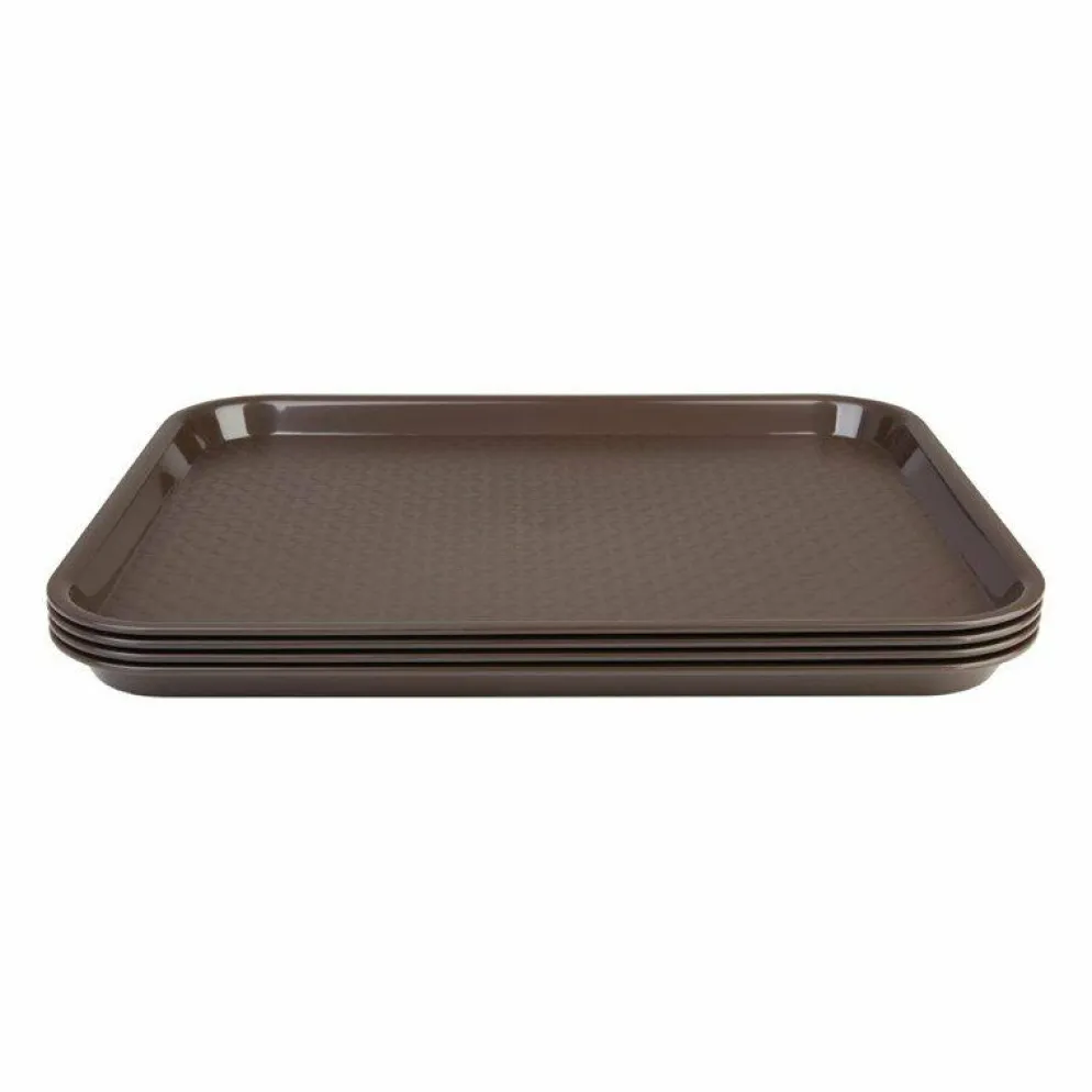 Kristallon Fast-Food-Tablett braun 34,5 x 26,5cm