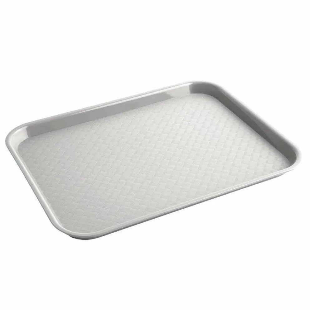 Kristallon Fast-Food-Tablett grau 34,5 x 26,5cm