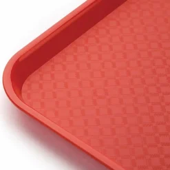 Kristallon Fast-Food-Tablett rot 34,5 x 26,5cm