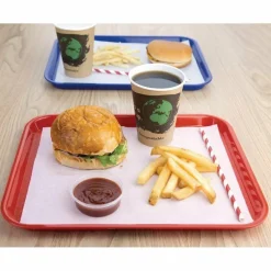 Kristallon Fast-Food-Tablett rot 34,5 x 26,5cm