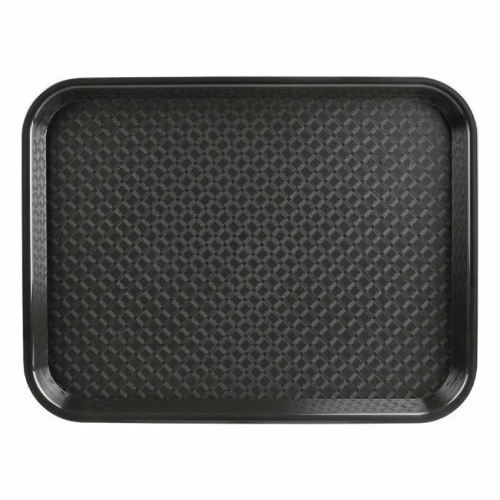 Kristallon Fast-Food-Tablett schwarz 45 x 35cm