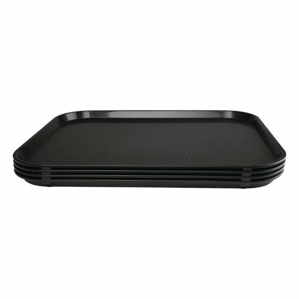 Kristallon Fast-Food-Tablett schwarz 45 x 35cm