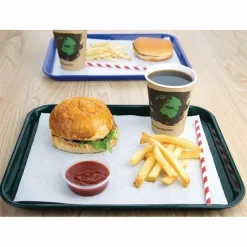 Kristallon Fast-Food-Tablett grün 34,5 x 26,5cm