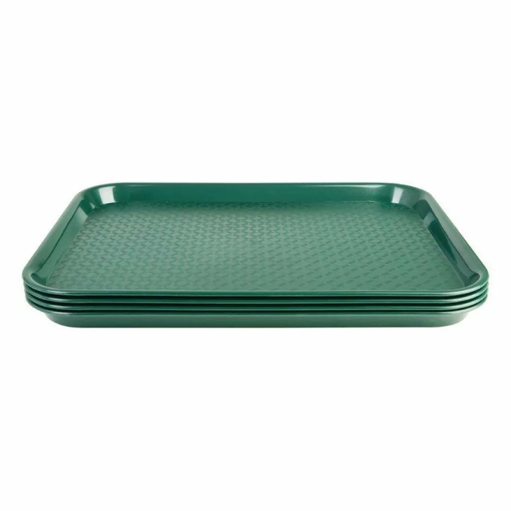 Kristallon Fast-Food-Tablett grün 34,5 x 26,5cm