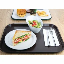 Kristallon Fast-Food-Tablett braun 45 x 35cm
