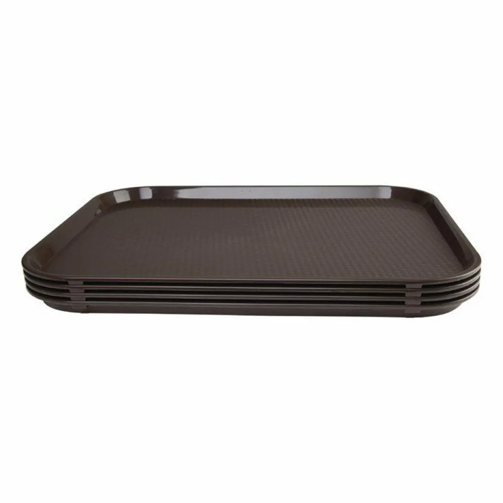 Kristallon Fast-Food-Tablett braun 45 x 35cm