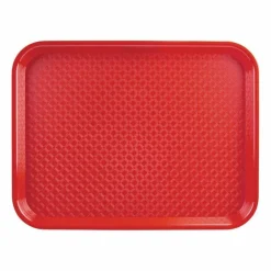 Kristallon Fast-Food-Tablett rot 45 x 35cm