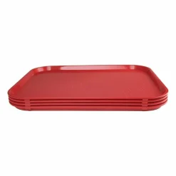 Kristallon Fast-Food-Tablett rot 45 x 35cm