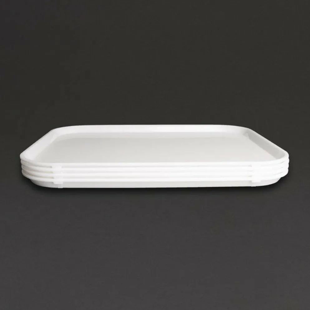 Kristallon Fast Food-Tablett weiß 45 x 35cm