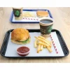 Kristallon Fast-Food-Tablett schwarz 34,5 x 26,5cm
