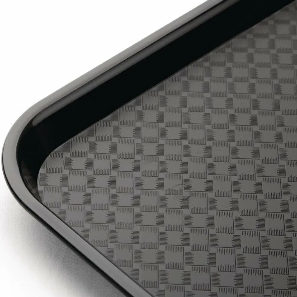 Kristallon Fast-Food-Tablett schwarz 34,5 x 26,5cm