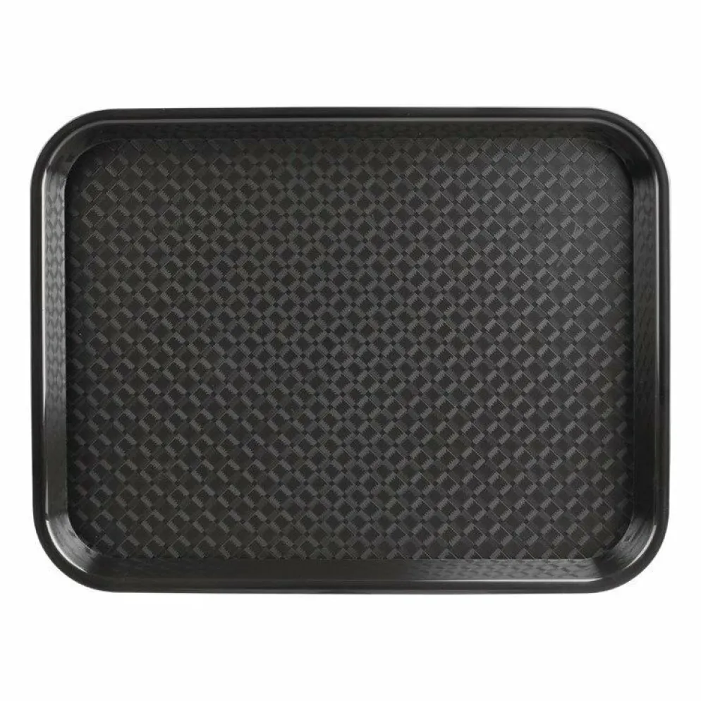 Kristallon Fast-Food-Tablett schwarz 34,5 x 26,5cm