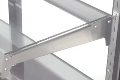Kuchen- und Tortenvitrine Cube 120 mit Glasschiebetüren 1215 mm