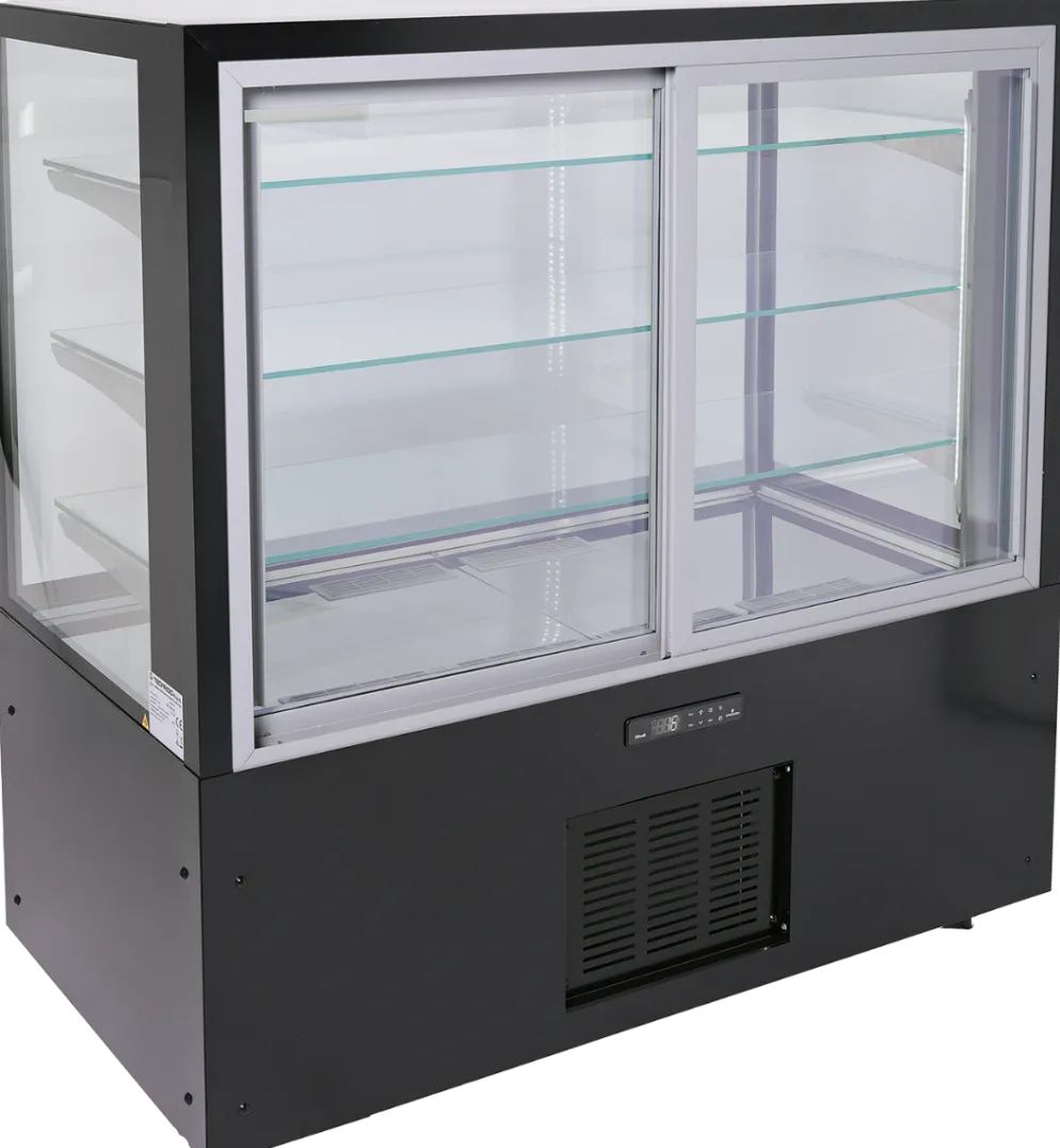 Kuchen- und Verkaufsvitrine Katia 135Q Umluftkühlung, 1340 mm