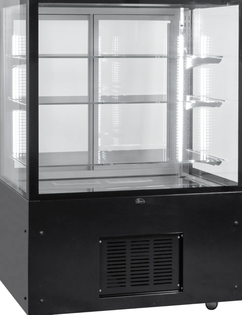 Kuchen- und Verkaufsvitrine Katia 135Q Umluftkühlung, 1340 mm