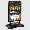 Kundenstopper SNE200 für Neu-Eröffnungen mit A1-Plakat & Logo