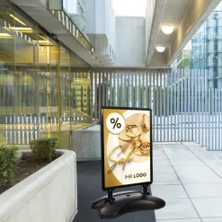 Kundenstopper SNE515 „SALE“ für Juweliere & Schmuck mit A1-Plakat & Logo