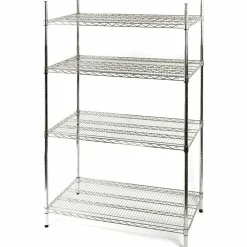 Lagerregal aus Chromstahl 1060x610x1800 mm