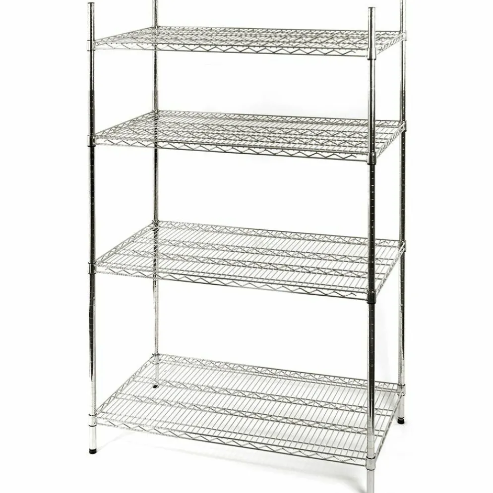 Lagerregal aus Chromstahl 1060x610x1800 mm