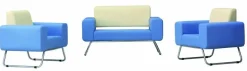 LEGEND Sofa 2 Sitzer Blau
