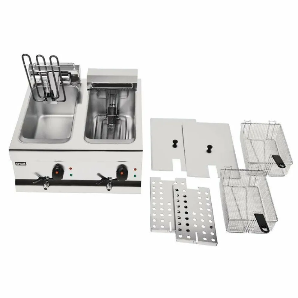 Lincat Silverlink Doppelfritteuse DF66, 2 x 9L, 2 x 3kW/230V