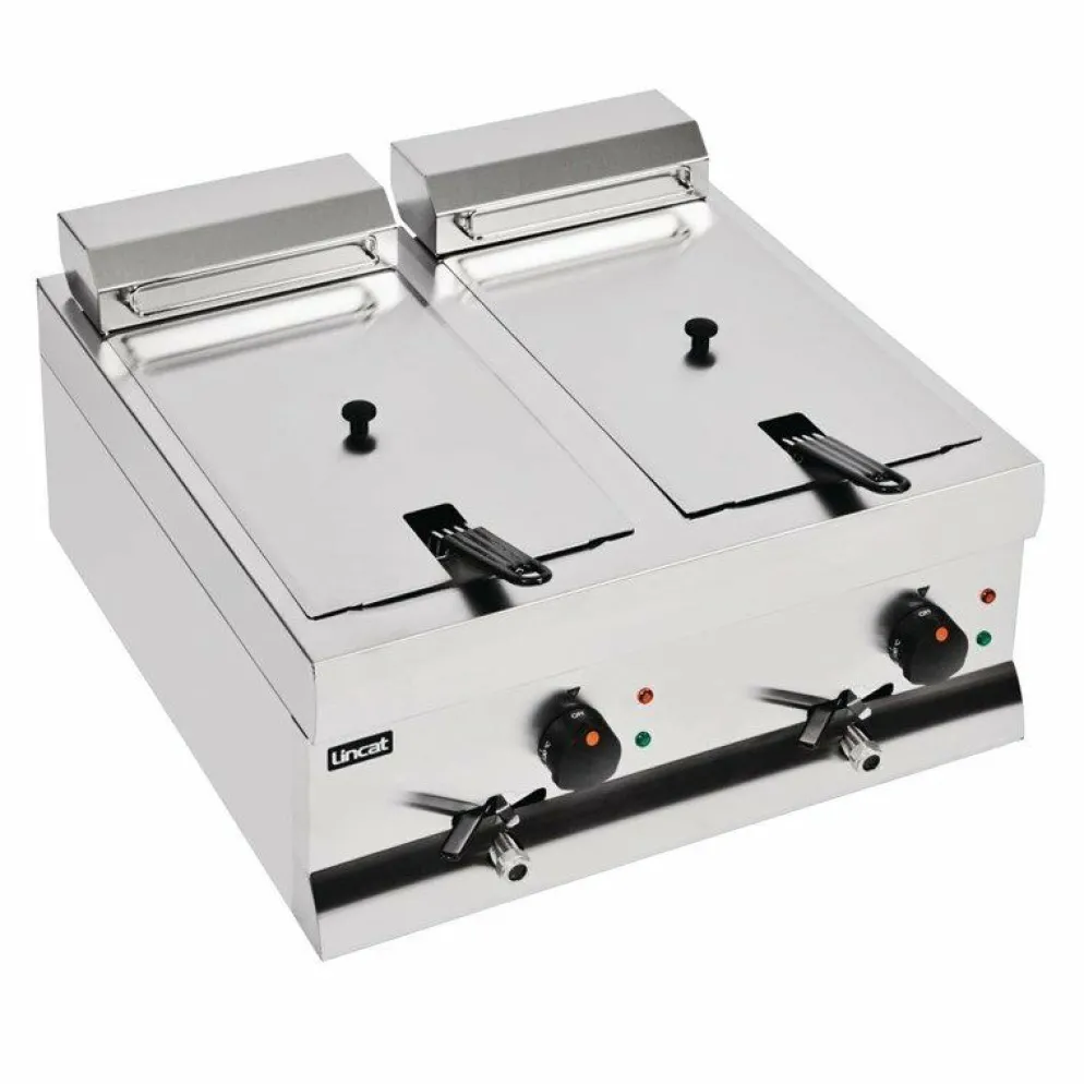 Lincat Silverlink Doppelfritteuse DF66, 2 x 9L, 2 x 3kW/230V