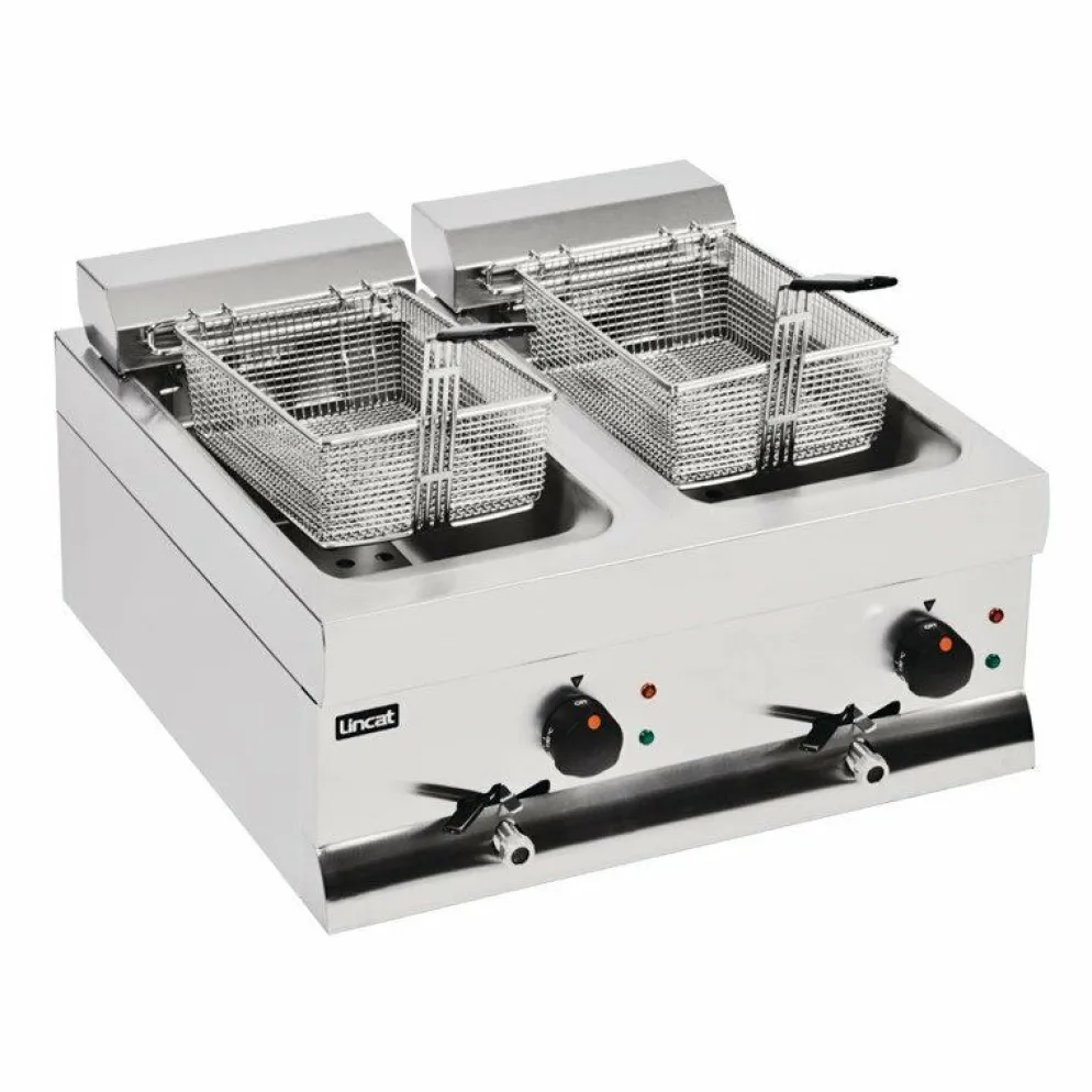 Lincat Silverlink Doppelfritteuse DF66, 2 x 9L, 2 x 3kW/230V