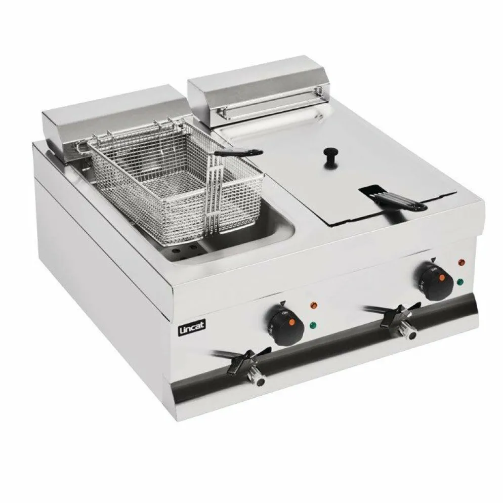 Lincat Silverlink Doppelfritteuse DF66, 2 x 9L, 2 x 3kW/230V