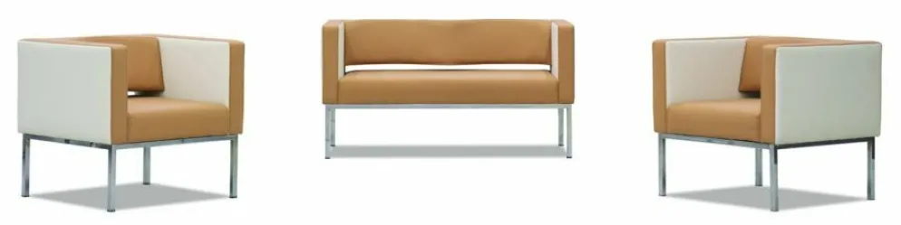 LODI LOBI Sofa 2 Sitzer Hellbraun