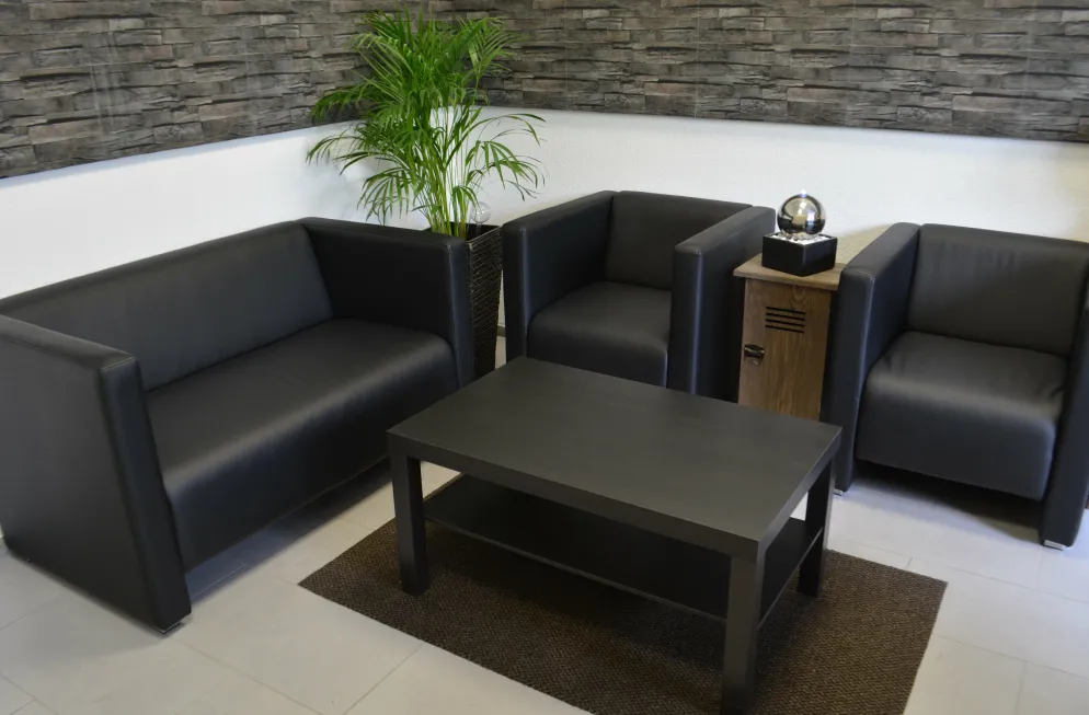 Lounge Bank Reka 125x70 cm, schwarz
