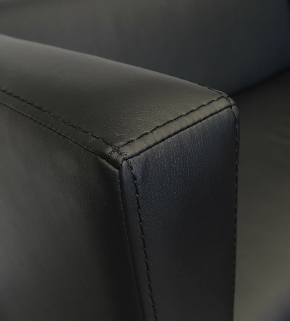 Lounge Bank Reka 125x70 cm, schwarz