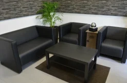 Lounge Bank Reka 70x70 cm, schwarz