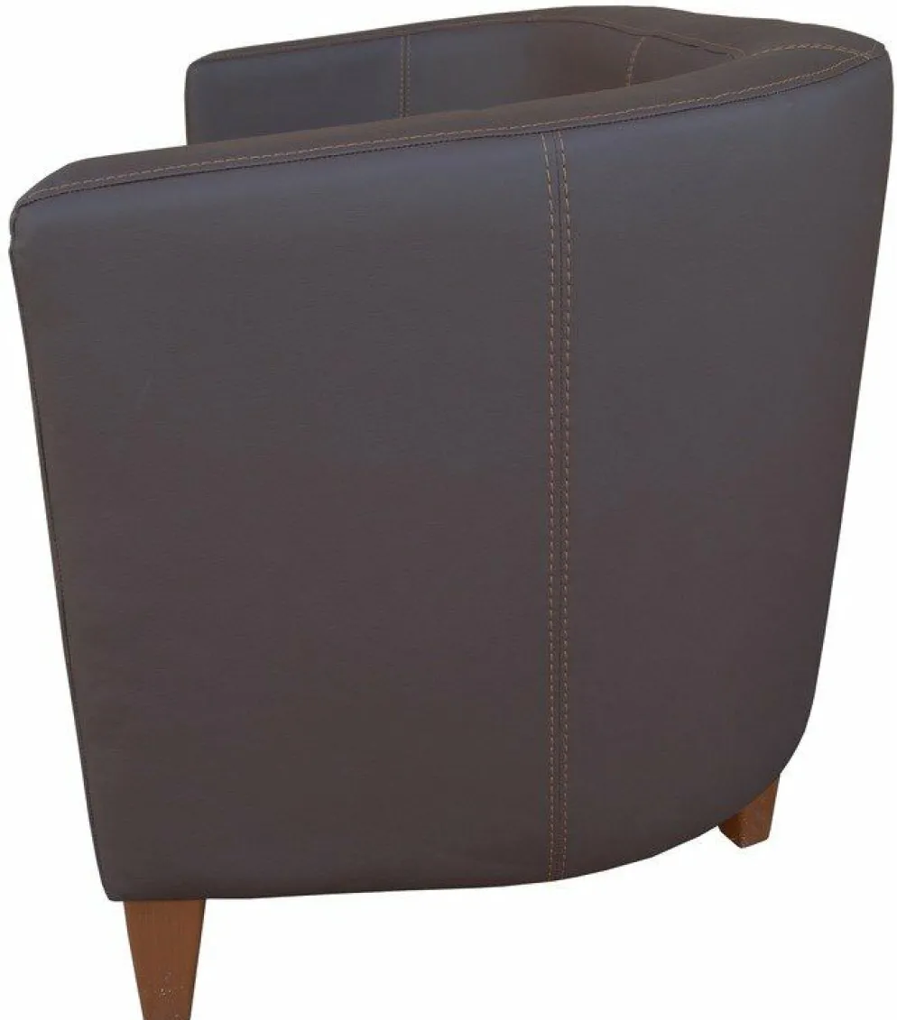 Lounge Cocktailsessel Lucy PRO Braun, 2 Sitzer 130 cm