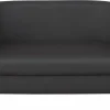 Lounge Cocktailsessel Lucy PRO Schwarz, 2 Sitzer 130 cm