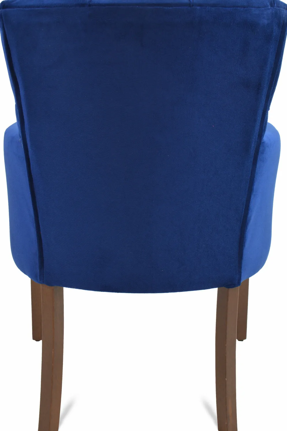 Lounge Sessel Kapitone blau mit Armlehne